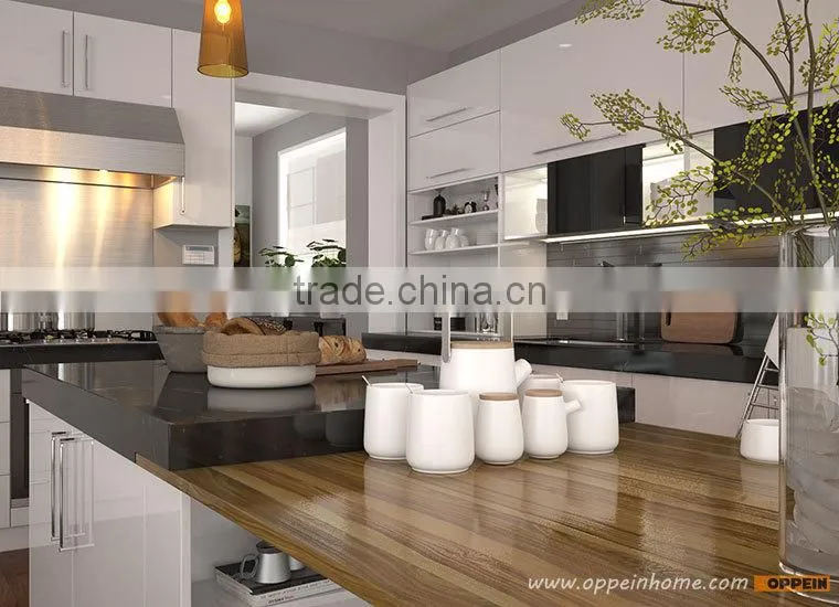 European Style Prefab Lacquer High Gloss Kitchen Cabinets