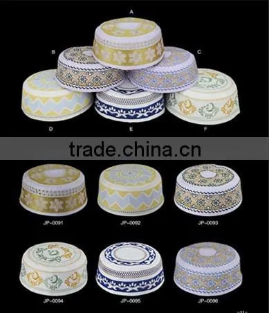 Factory direct sale cheap embroidery Muslim cap