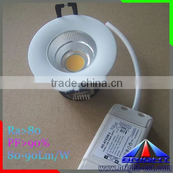 Dia 75mm cob led downlight,high brightness cob led downlights