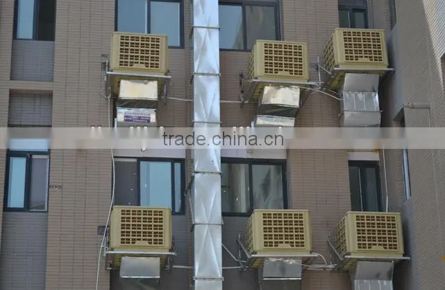 Commercial and university restaurant evaporative air circulating fan
