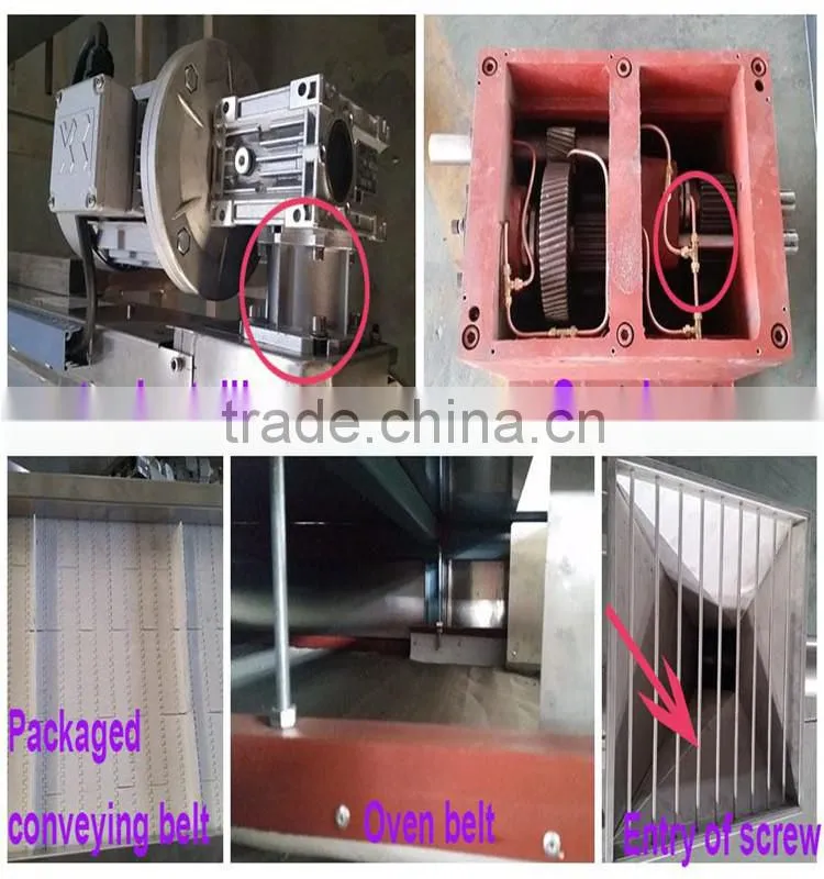 automatic stainless steel snacks pellet chips machine