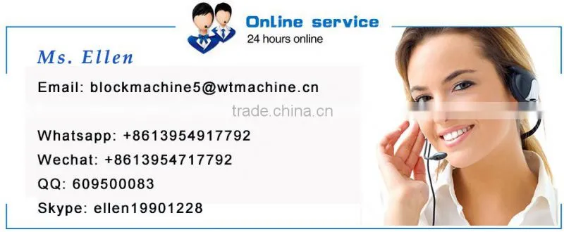 WT10-15 Hydraulic Mobile Eps+Concrete block kerb making machine