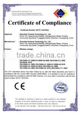 qi wireless transmitter receiver module for iPhone6 plus