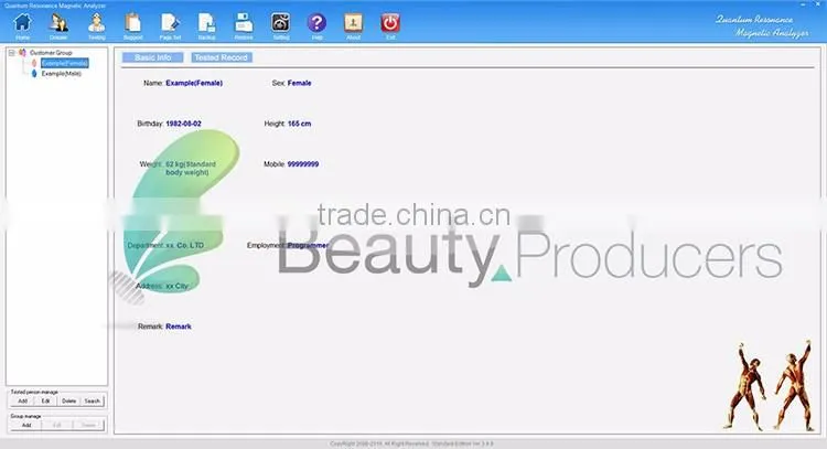 Different Languages quantum resonance magnetic analyzer machine in 3.9.9 version