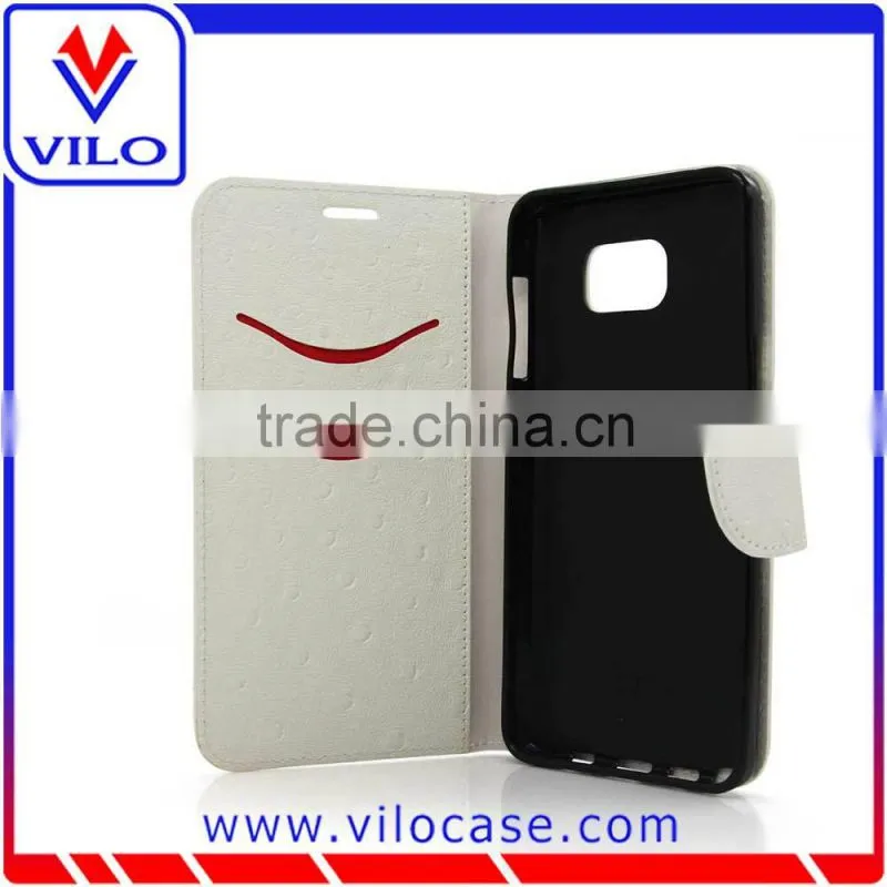 smart leather phone case for samsung note 5 /Card slot Leather flip case for Samsung Note 5