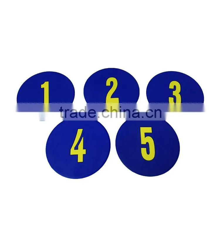 2016 HOT SELLIING PVC MARK MAT WITH NUMBERS