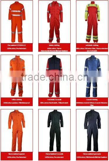 chemical protective clothing for industry workwear