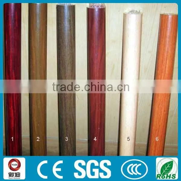 Wooden color indoor PVC stairs handrail