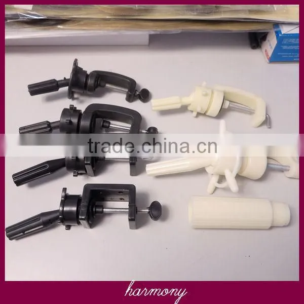 SALON training teaching head holder with white and black