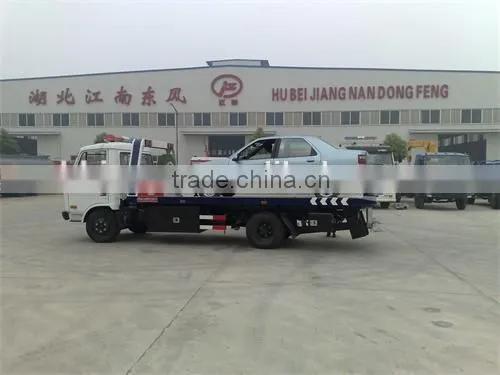 Best Quality China Dongfeng Flatbed Wrecker Truck