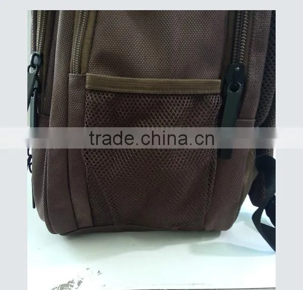 most popular deluxe school backpack/leisure bag with top material for trekking