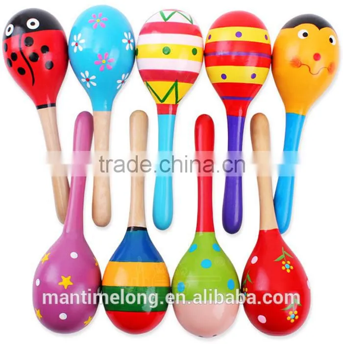 baby rattle toy wooden rattle