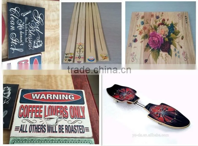Latest digital uv printer on wood, wooden board printer, wooden texture printer