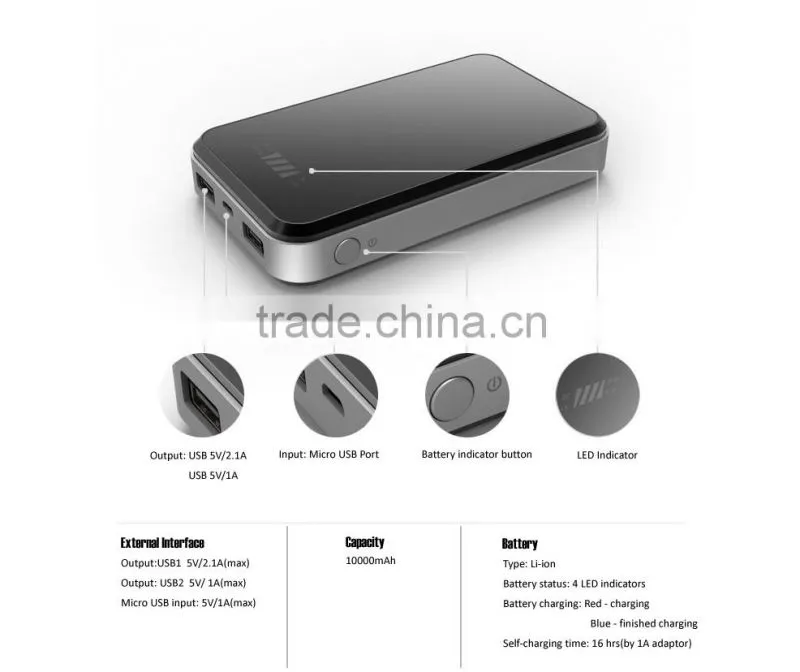 Universal good quality power bank battery charger