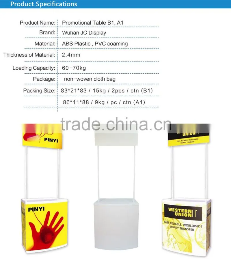 portable promotional PVC portable counter