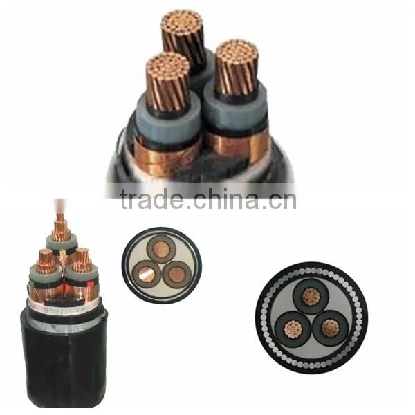 YJV23 XLPE insulated steel tape armored PE sheathed Power Cable/Soild Copper Conductor Cable/electric cables/electric wire