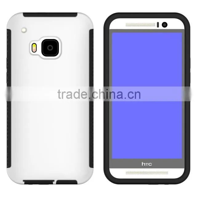 Shenzhen factory direct sale mobile accessories 2 in 1 tpu pc phone case for HTC M9