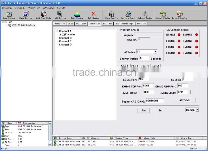 SC-4154 dvb ip qam modulator