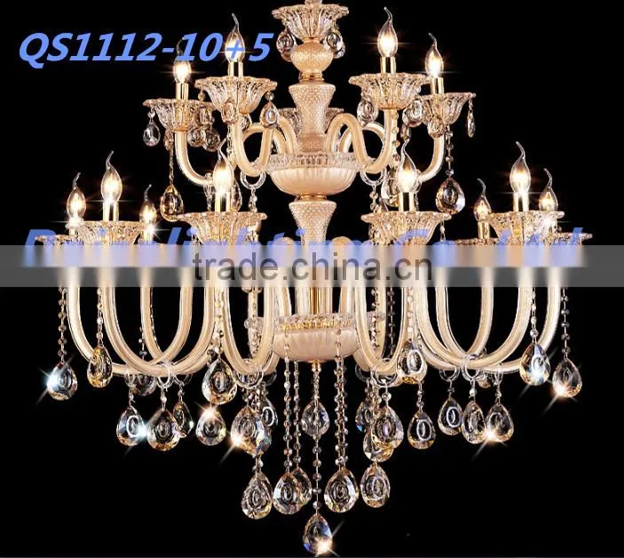 Factory Wholesale European Style Crystal Drops Pendant Lamp