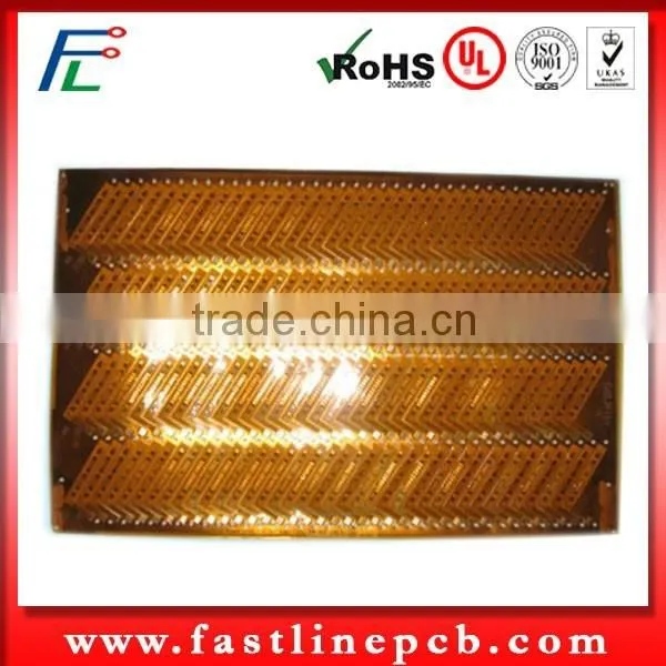 High quality multilayer gold finger blue solder mask PCB manufacturer
