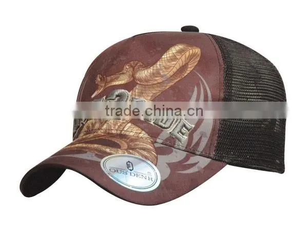 Yangzhou Factory Manufacture High Quality LED Cotton Baseball Cap with Optical Fiber Lights