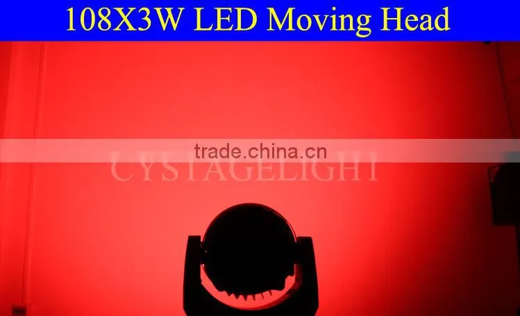 RGBW Zoom 108X3W Moving Head and price