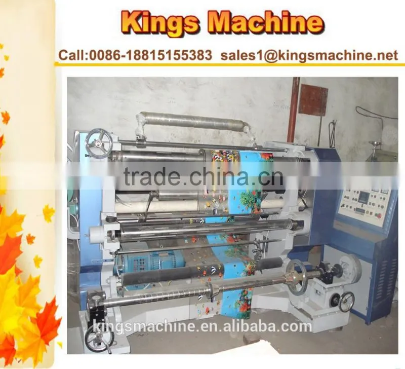 Fully Automatic Thermal Paper Slitting Machine , 1300mm Slitting Rewinding Machine, Slitter Rewinder(Kings brand)