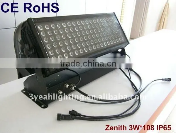 108*3w IP65 waterproof led wall washer light