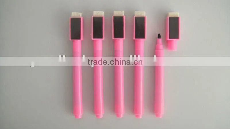 Colorful cheap marker pen with hairbrush(11.3*1cm)