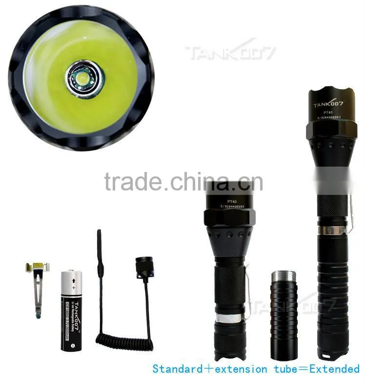 TANK007 PT40 tactical led torch with 1000lm PT40