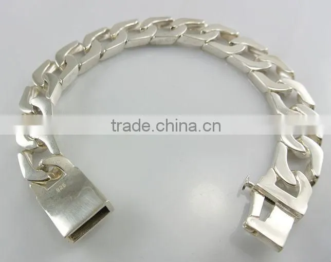 Heavy 925 Sterling Silver Mans Jewelry Factory Direct Sale B202
