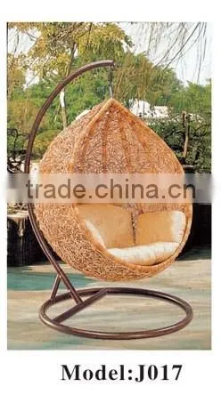 modern outdoor patio furniture/rattan hanging chair/egg chair
