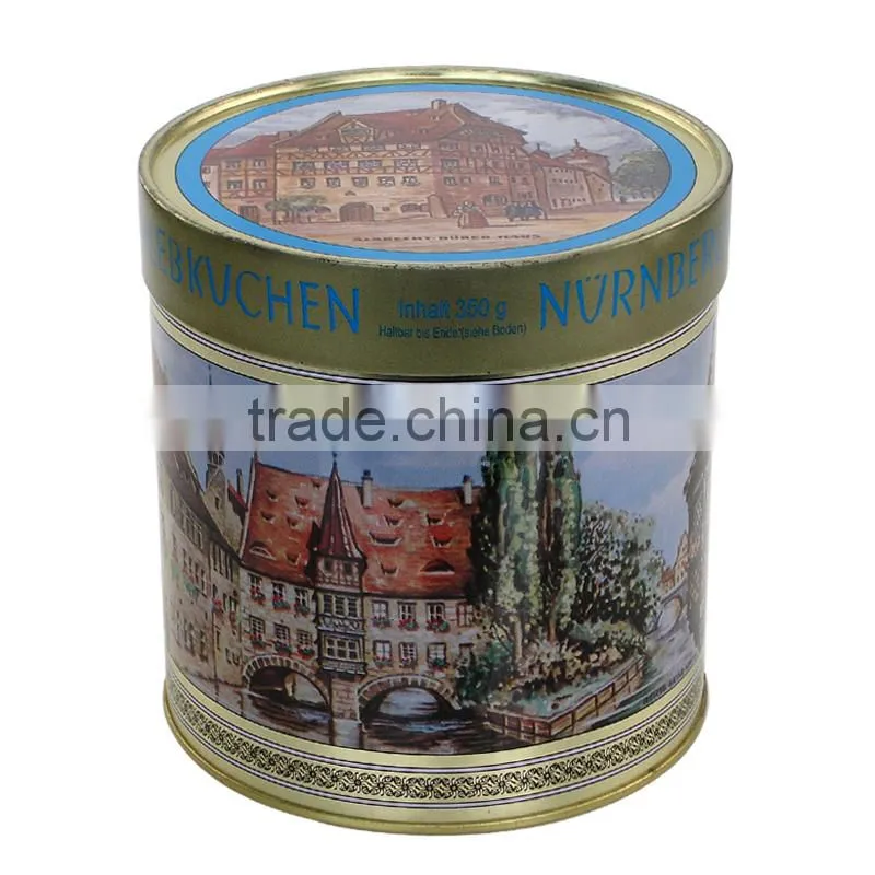 Nice can round spice tin can