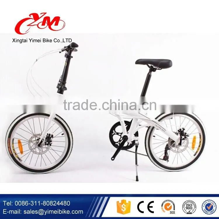Foldable new model wholesale used bicycle 16/18/20 inch MINI bisiklet folding bike/bicycle/cycle model