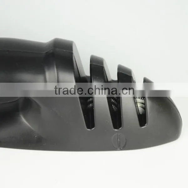 Hot selling household 3 stage stainless steel knife sharpener