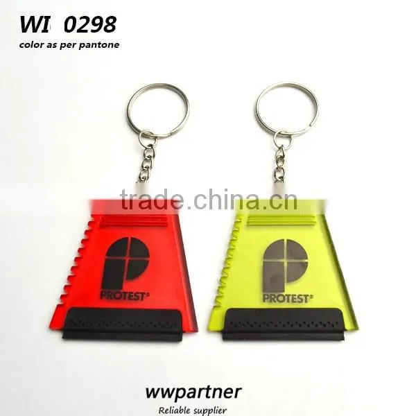 Mini keychain ice scraper