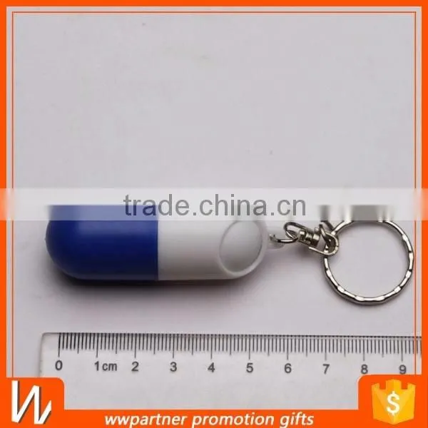 Twist Pill Container with keyring