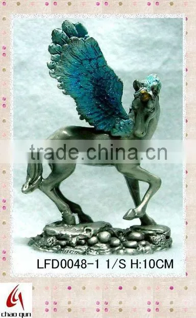 2012 crafts metal pewter unicorn sculpture statue