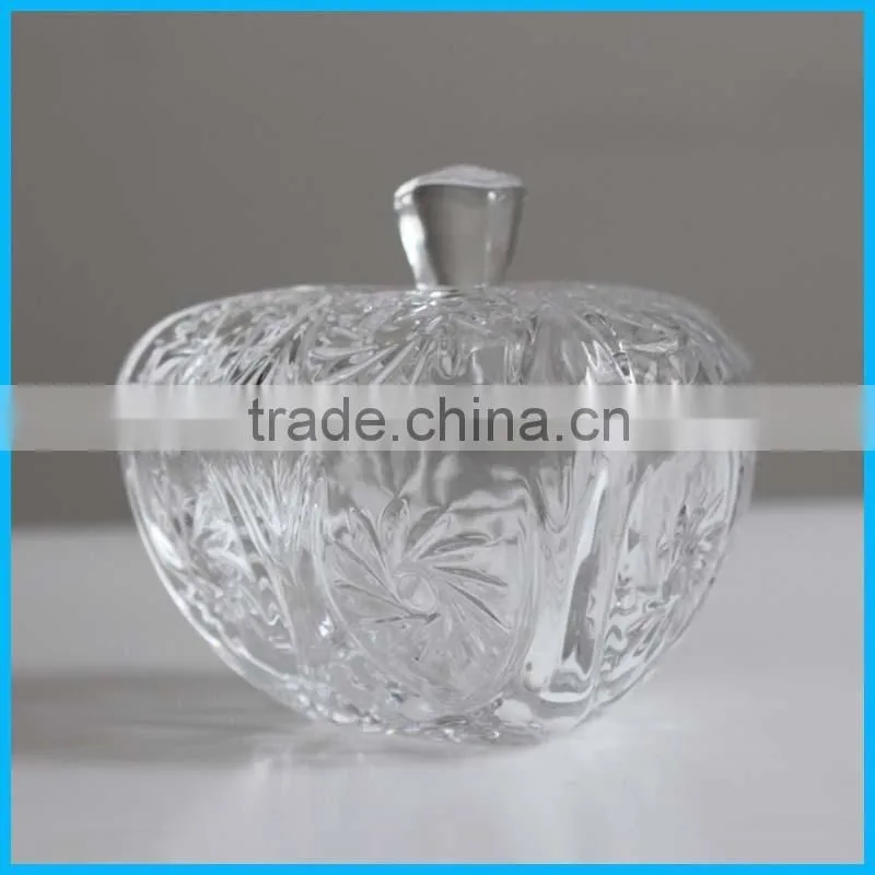 Sprayed Coloured candle container with lid