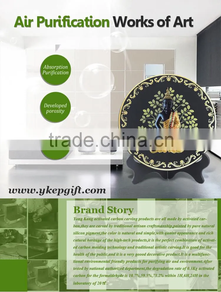 Eco-friendly activated carbon home decor buddhist religious items