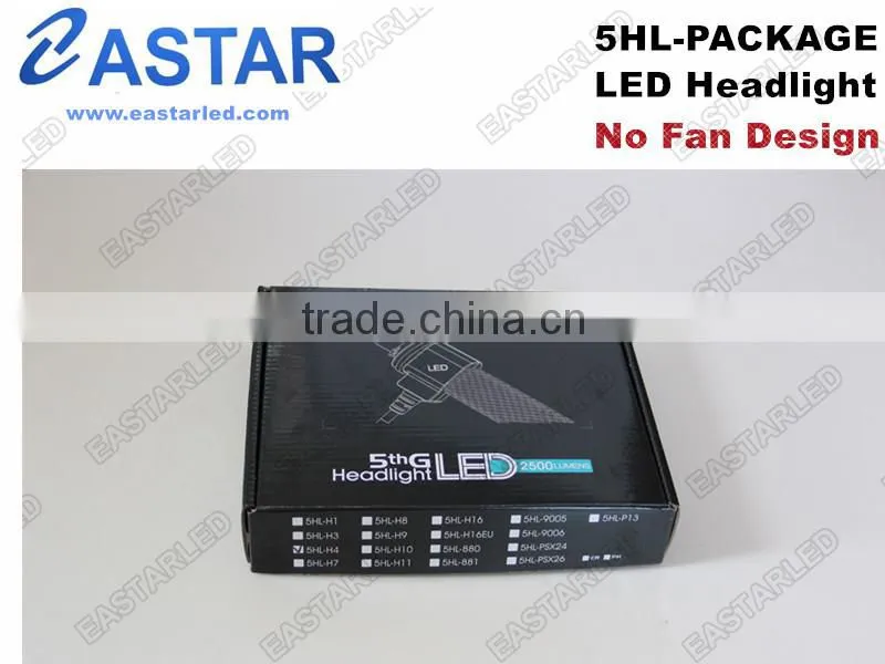 No Fan Design H4 LED Head Light 5G