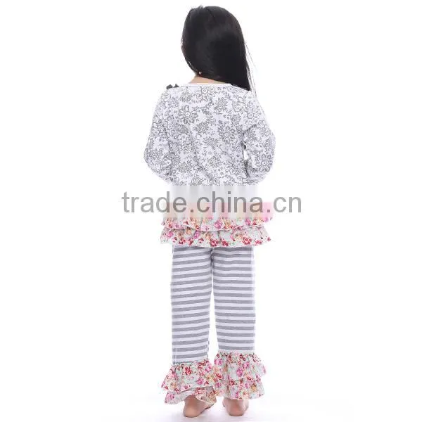 bulk wholesale kids clothing ruffle kids clothes Cotton kids clothing suppliers china