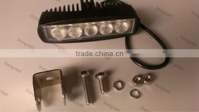 ShengWell Auto 15W 10-30v DC IP67 epistar led work light car led work light Flood led work light