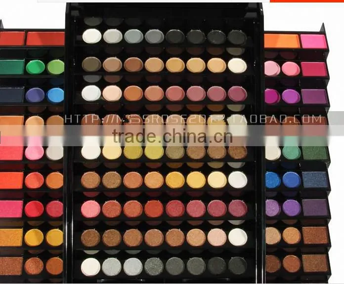 Miss Rose Professional wholesale Makeup Eyeshadow Palette/makeup 132 multi colored eyeshadow