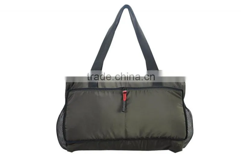 Ladies Fashion foldable shoulder bag/ handbags china supplier