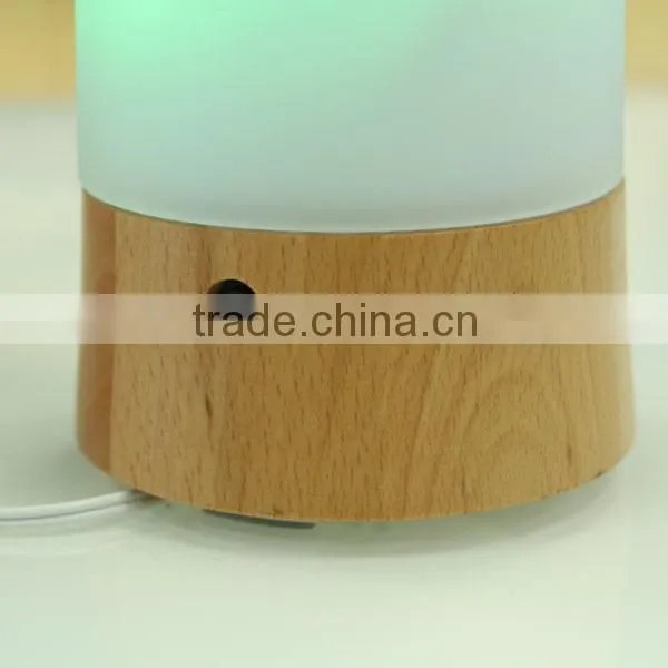 portable colorful LED natural aroma flower diffuser
