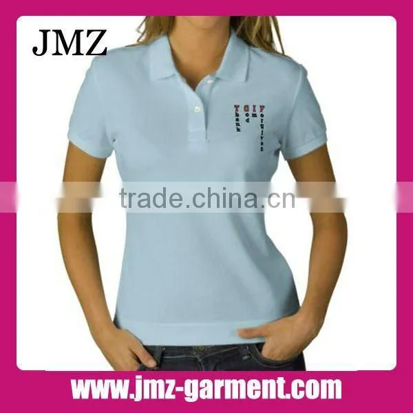 Polyester cotton short sleeve polo shirt