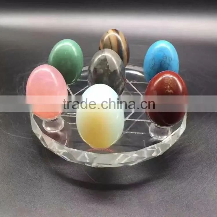Natural Rock Semi Precious Crystal Stone Chakra Yoni Egg Set
