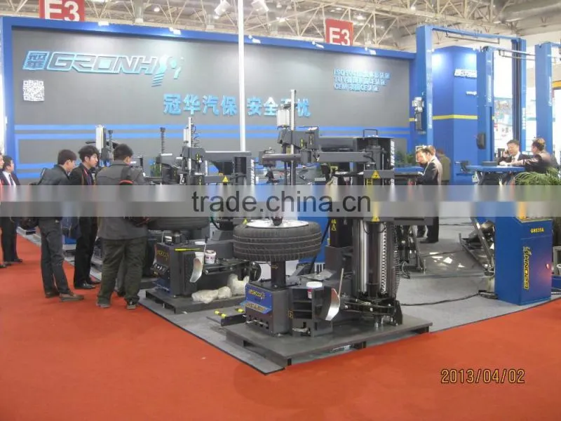 2-post lift base plate, automatic release, CE approved