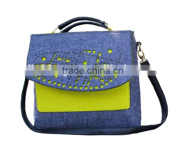recycled felt tote bag,felt a4 document bag